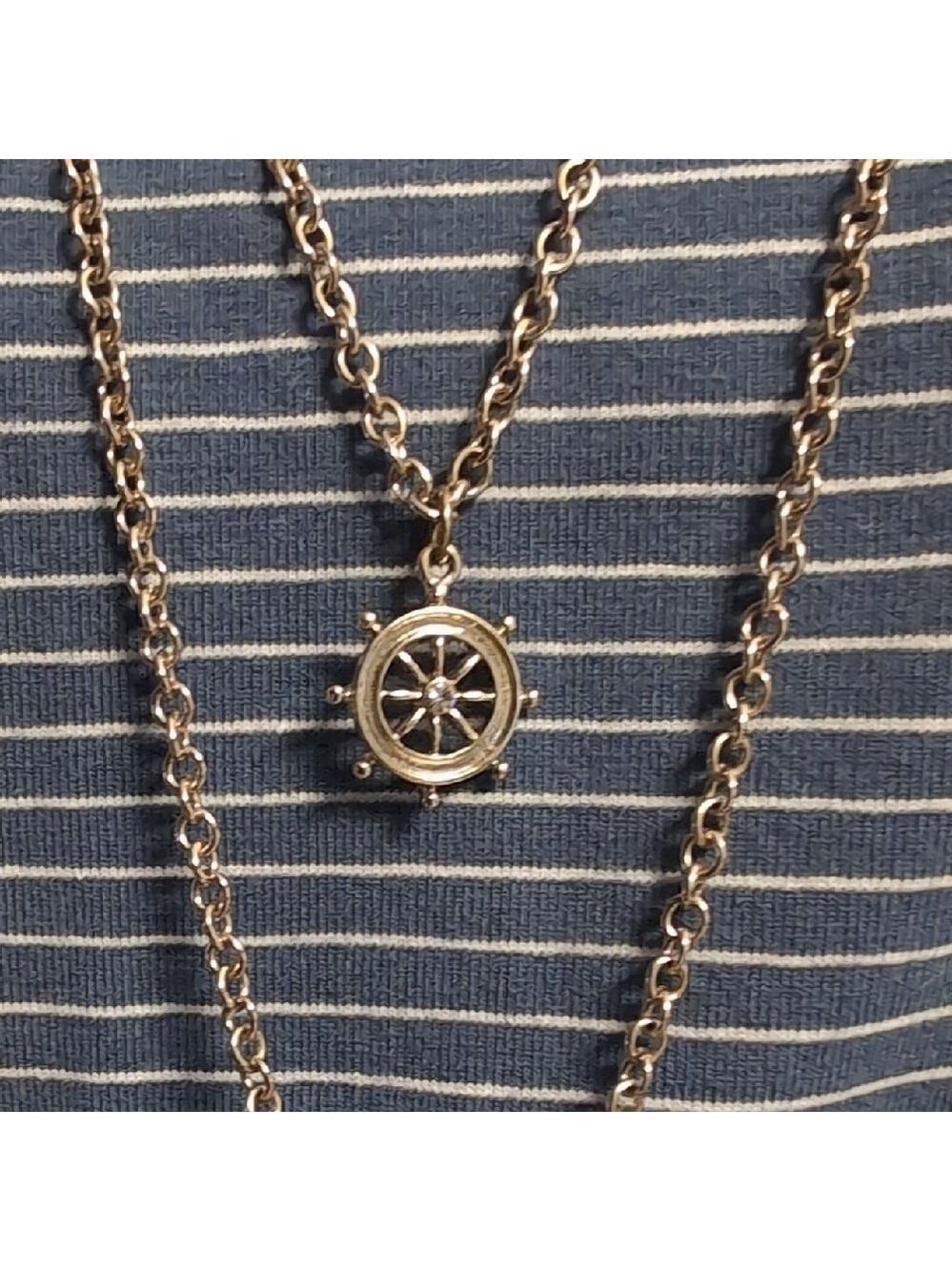 Charming Charlie Nautical Necklace with Tassel - Picture 3 of 7